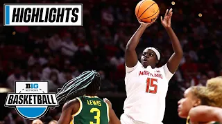 Baylor at Maryland | Big Ten Women's Basketball | Highlights | Nov. 21, 2021