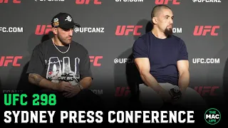 Robert Whittaker: "I still believe I'm better than Dricus Du Plessis" | UFC 298 Press Conference