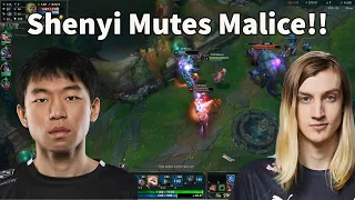 TSM Shenyi MUTES C9 Malice In Champions Queue!!