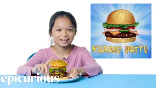 Kids Try Famous Foods From Cartoons, From Spongebob to The Simpsons