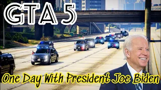 GTA 5 - ONE DAY WITH US PRESIDENT JOE BIDEN #Cinematic