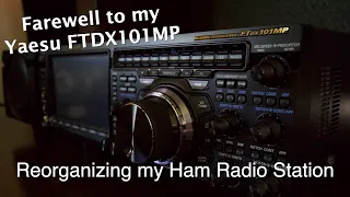 Sold! Yaesu FTDX101MP | Reorganized my Ham Radio Station | Icom IC7610