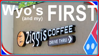 The FIRST DAY of Ziggi's Coffee Cheyenne - Ziggis/Dominos COMBO!? Trying for the First Time!