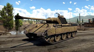 Средний танк с единственным минусом Panther A  в War Thunder!