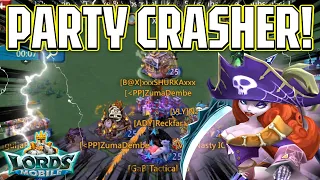 Youtuber Crashes Our Rally Party In Lords Mobile!