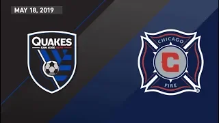 HIGHLIGHTS: San Jose Earthquakes vs. Chicago Fire | May 18, 2019