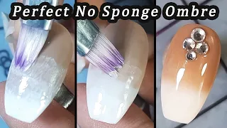 Ombre Nails With Gel Polish | No Sponge Method | Nail Art Tutorial