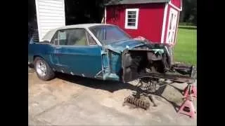 1968 Mustang frame rust repair. "Jade" part 8