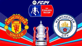 FC 24 | Man United vs Man City - The Emirates FA Cup Final 2024 - PS5™ Full Gameplay