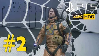 Death Stranding Director's Cut - NEW GAME 2021! Part 2 Gameplay PS5 | 4k 60FPS | HDR | Next Gen