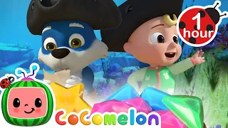 Animal Treasure Hunt 💎 CoComelon JJ's Animal Time Nursery Rhymes and Kids Songs | After School Club