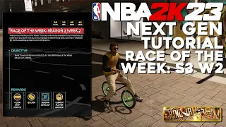 How to do the Race of the Week in NBA 2K23 | NBA 2K23 Next Gen Tutorial (Season 3 Week 2)