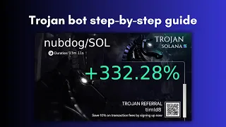 Trojan on solana telegram trading bot full guide