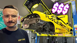 Checking the DAMAGE on my CRASHED HONDA INTEGRA RACE CAR!