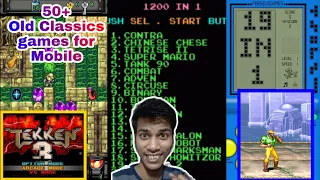 50+ best of 90's Old games for Android | Mustapha, Taken 3, Mario,Contra,Old Nokia mobile games etc.