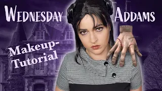 Wednesday Addams 🖤 Makeup Tutorial - ENGLISH SUB | Netflix | Cosplay