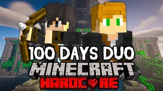 We Spent 100 Days on a Forbidden Island in Minecraft | Duo Edition