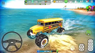 Monster School Bus Extreme Driving Simulator - Off The Road - Android Gameplay