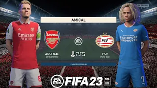 FIFA 23-Arsenal vs PSV | Europa League | PS5™ Gameplay 4K