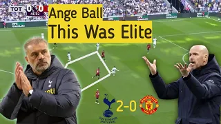 How Postecoglou outclassed Ten Hag ?? Tottenham Hotspur vs Manchester United Tactical Analysis