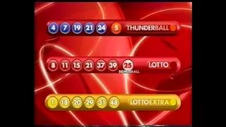 The National Lottery Draws: Wednesday 2nd April 2003 (results only)