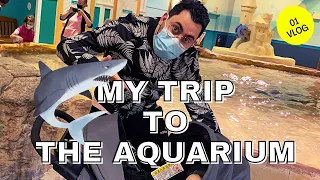 WE FOUND SHARK 🦈 | VLOG 01| aquarium adventure nj