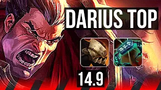 DARIUS vs MORDEKAISER (TOP) | 15/1/5, 12 solo kills, Legendary | EUW Diamond | 14.9