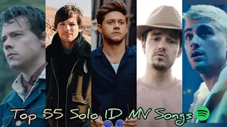 Top 55 Solo 1D Most Streamed MV Songs On Spotify