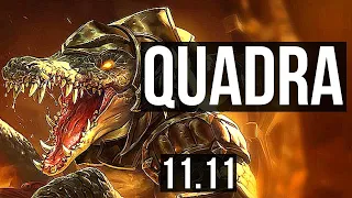 RENEKTON vs DARIUS (TOP) | Quadra, 2.2M mastery, 1400+ games | NA Master | v11.11