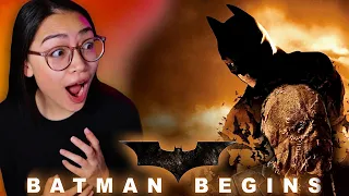 FIRST TIME Watching *BATMAN BEGINS* And It’s Actually Kind of TERRIFYING?!