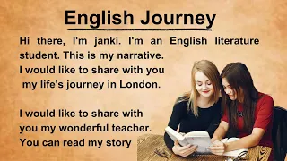 English Listening Practice daily Story || Graded Reader || I go to school in London || Storytelling