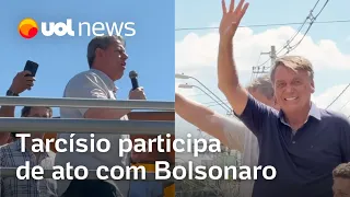 Agrishow: Tarcísio participa de ato com Bolsonaro em Ribeirão Preto e não vai à abertura do evento