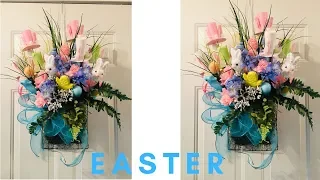 Simple Easter Basket Arrangement Tutorial