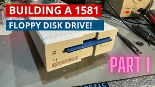 BUILDING a Commodore 1581 floppy disk drive replica - Part 1