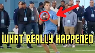 Drake Maye TOSS'N BOMBS At Pro Day | Throws One Into STANDS | 2024 Dynasty Fantasy Football