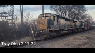 Railfan Troy Ohio 3-17-22