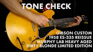 TONE CHECK: Gibson Custom 1958 ES-335 Reissue Limited Edition Demo | Cream City Music