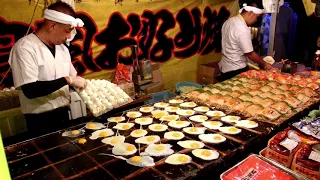 その場でファンが出来るお好み焼き屋さん　2017　職人芸　Street Food Japan Okonomiyaki