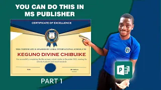Microsoft Publisher certificate design | How to create stunning certificate with Ms Publisher part 1