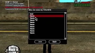 Notepad || Bloc de notas || Dialog || SA-MP 0.3e