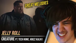 Metal Musician reacts to JELLY ROLL - Creature (ft. Tech N9ne & Krizz Kaliko)