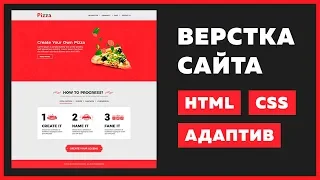 🔥 Верстка сайта с нуля для начинающих | HTML, CSS, VS Code, PSD