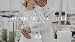 Duuet Wedding | Jennifer + Elliott Wedding Film | Sandringham Yacht Club