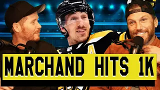 QUICKSHIFT: MARCHAND HITS 1,000 GAME MILESTONE