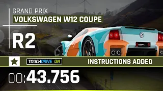 Asphalt 9 - VOLKSWAGEN W12 COUPE Grand Prix Round 2 - 1⭐ Touchdrive Instructions Added - LIGHTHOUSE