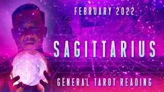 SAGITTARIUS TAROT READING - FEBRUARY 2022 - OFFERING HELP TO OTHERS. RELEASING NEGATIVITY AROUND YOU