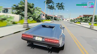GTA Vice City: Remastered 2023 Gameplay Next-Gen Ray Tracing Graphics on RTX 3090 / GTA 5 PC MOD