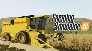 O RECOMEÇO! A PRIMEIRA COLHEITA de TRIGO no FARMING SIMULATOR 20(falando em vídeo)! Ravenport #01