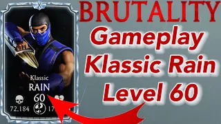 Klassic Rain Fusion X Level 60 FW Gameplay Review MK Mobile