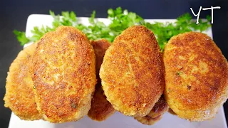 Котлеты из хека с золотистой корочкой / Как приготовить вкусные котлеты из хека: видео-рецепт